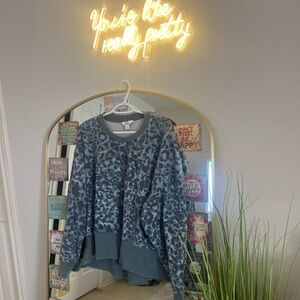 Cute Cheetah print sweatshirt